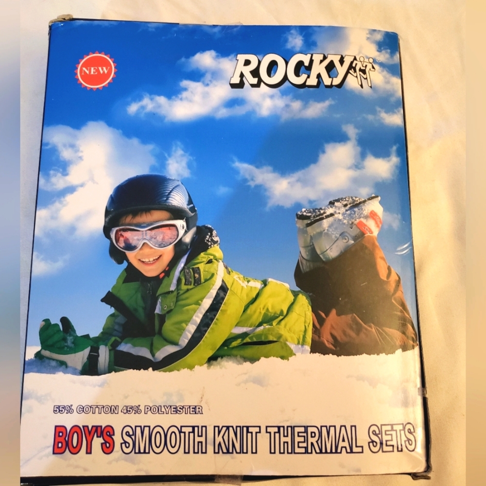 Rocky Thermal Underwear for Kids Thermals Top and Bottom Set